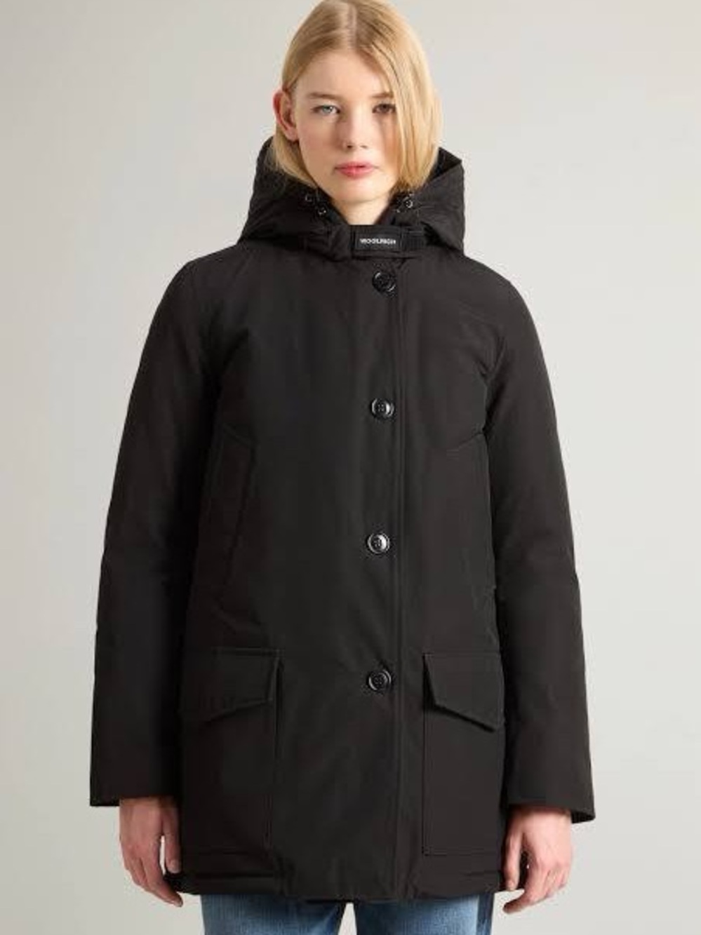 Woolrich Arctic Parka in Ramar Cloth with Duck Down Fill Jacket,medium